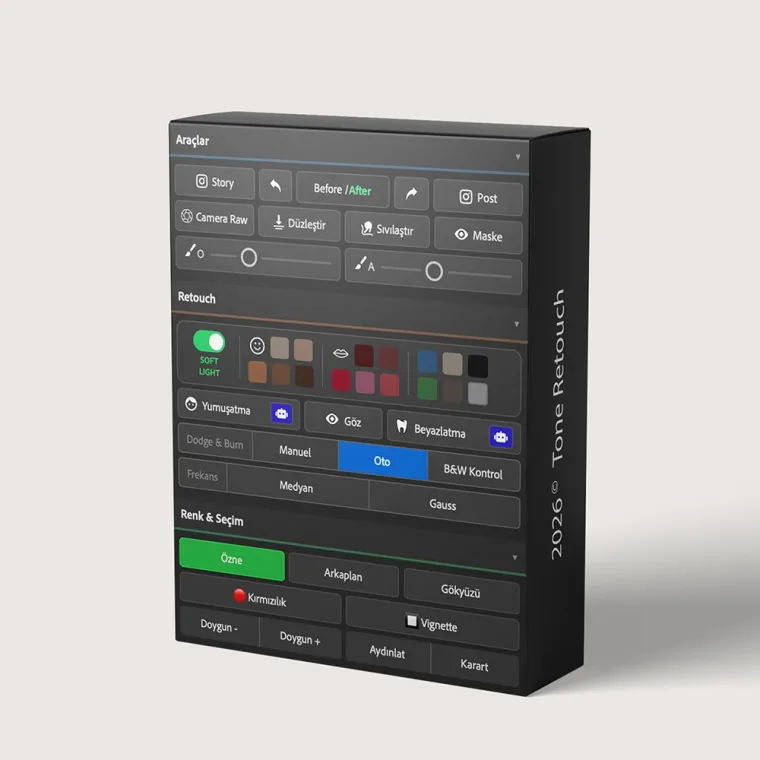 ToneRetouch Photoshop paneli